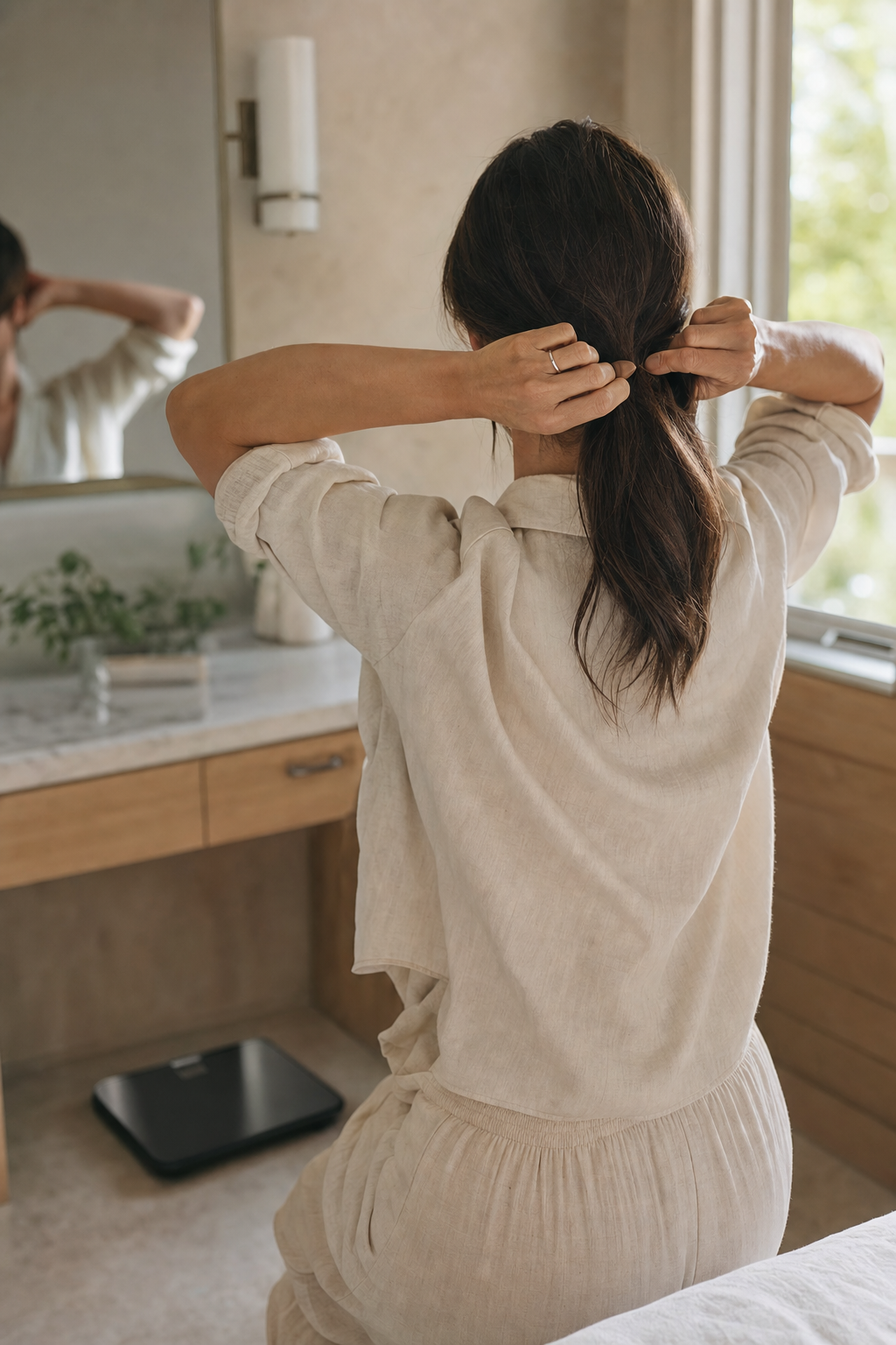 You focus on the scale and forget your hair has needs too.