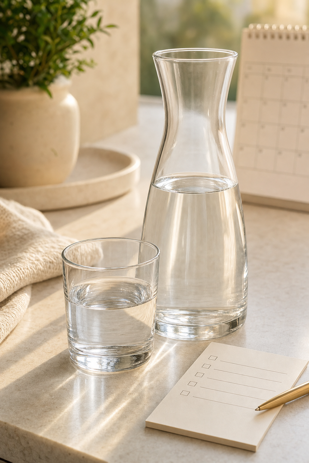 You wait until you feel off before taking hydration seriously.